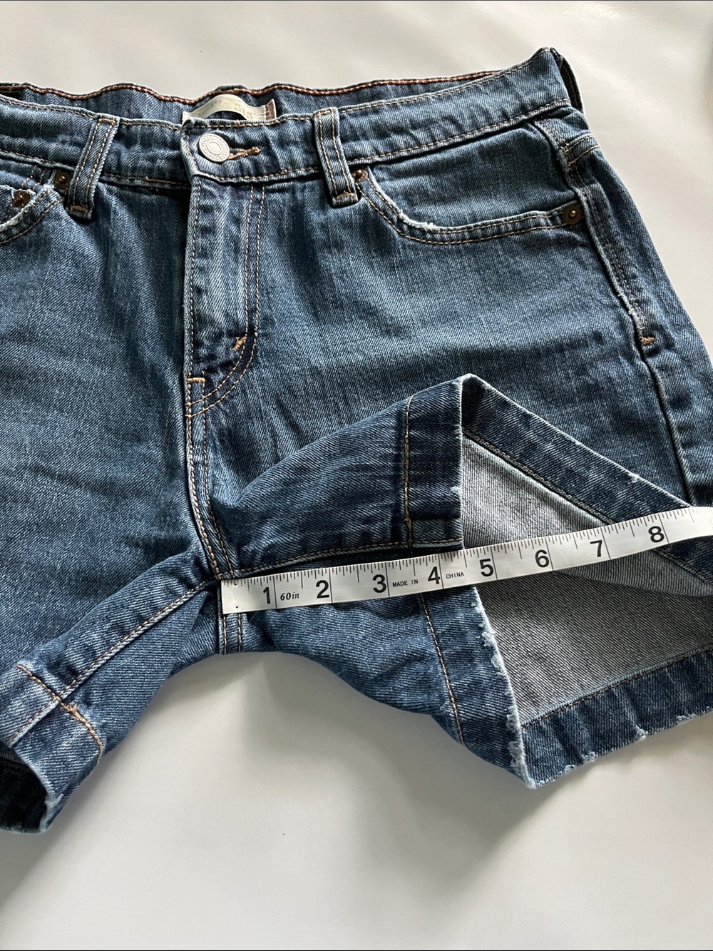 Levi’s 515 Shorts Mid Rise Size 8 - Picture 7 of 16